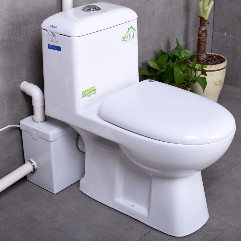 电动粉碎马桶地下室卫生间用一体污水提升器电机抽水上排污坐便器