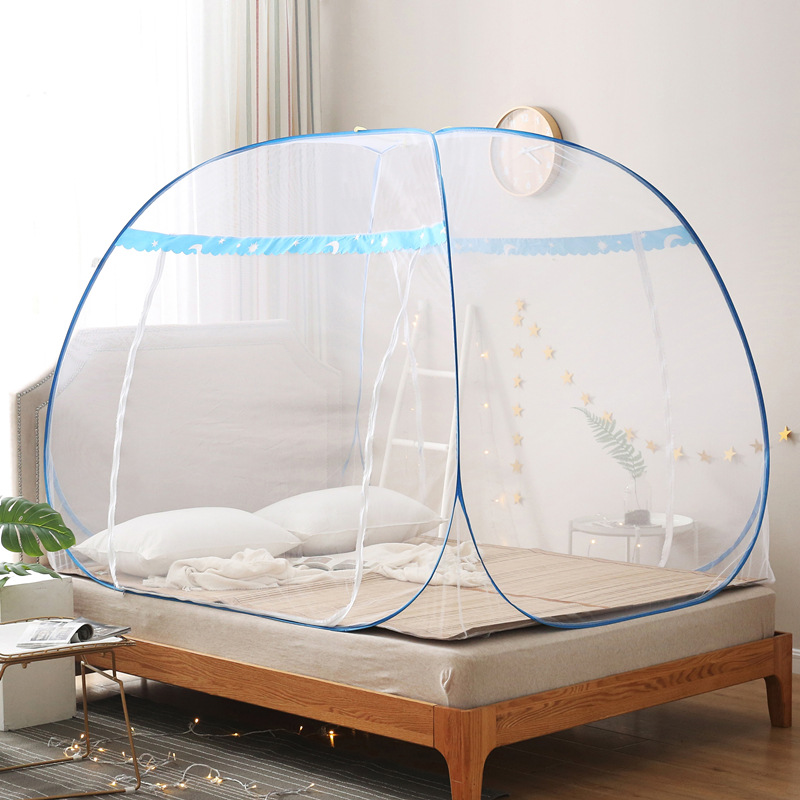 户外伞蚊帐免安装帐篷单人折叠庭院便携野外露营地铺庭院防蚊罩旅