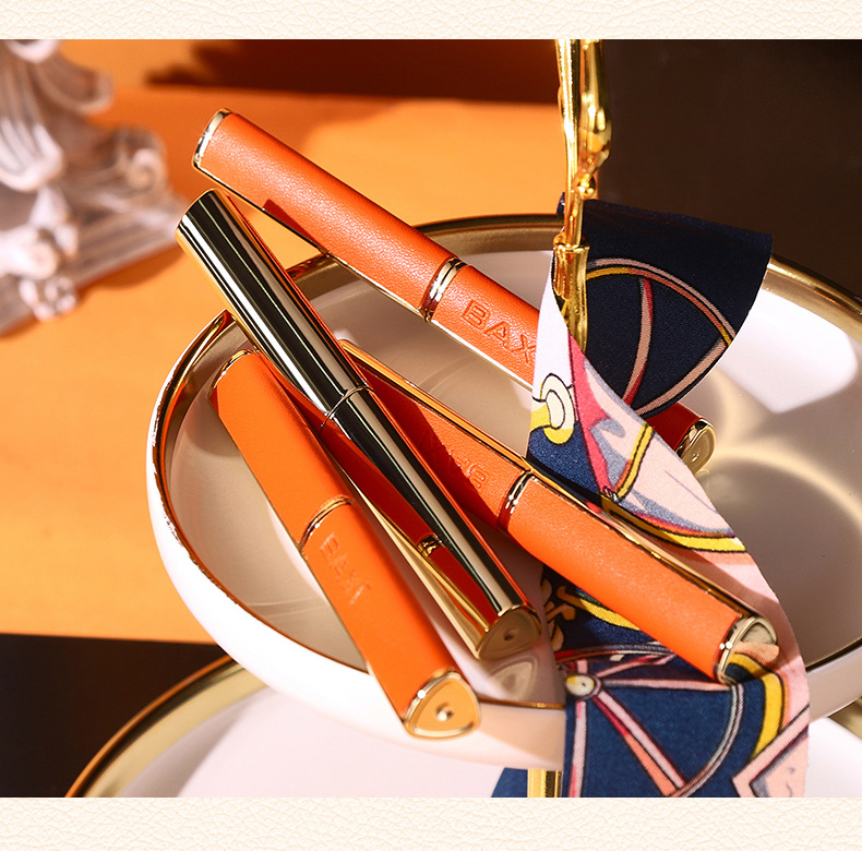 baxi巴茜小羊皮高定口红套盒滋润不易色不沾杯唇膏四支装礼盒直播