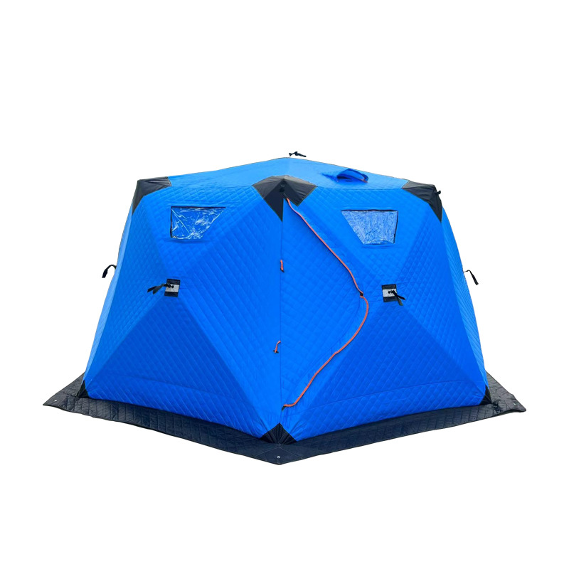 Winter Fishing Tent Snow Fishing Camping Thickened Cotton Padded Tent Outdoor Cold-Proof Winter Fishing Angling Outdoor Tent