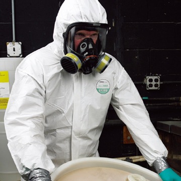 雷克兰lakeland防尘服带帽连体防护服一次性麦克斯amn428e防静电