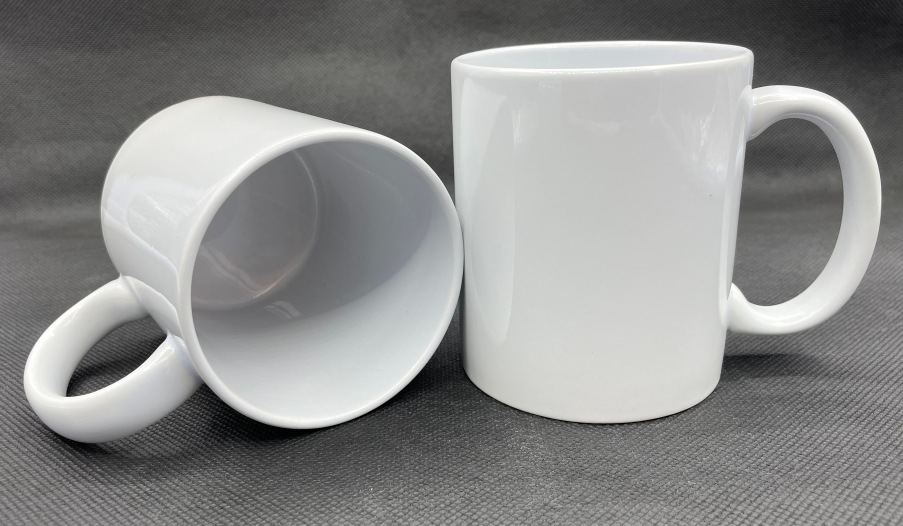 厂家生产11oz涂层杯 热转印升华空白杯 白瓷强化瓷骨瓷马克杯出口