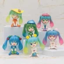 包邮袋装 Q版套装初音未来 水果女孩 系列手办 童话计划惊喜盲盒