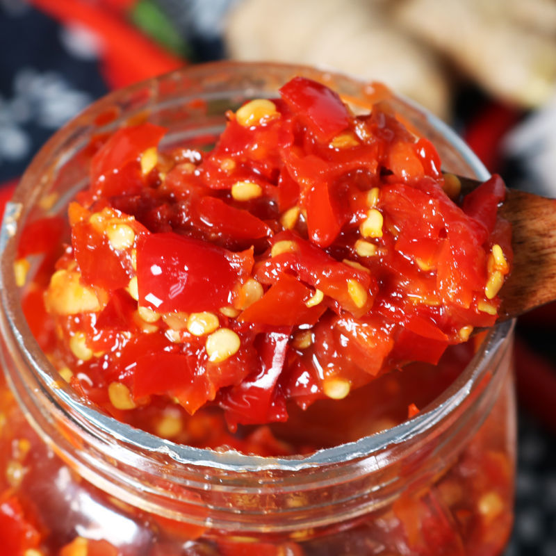 贵州姜蒜糟辣椒酸辣椒家乡风味贵州土特产剁椒鱼头酸辣椒酱糟辣子