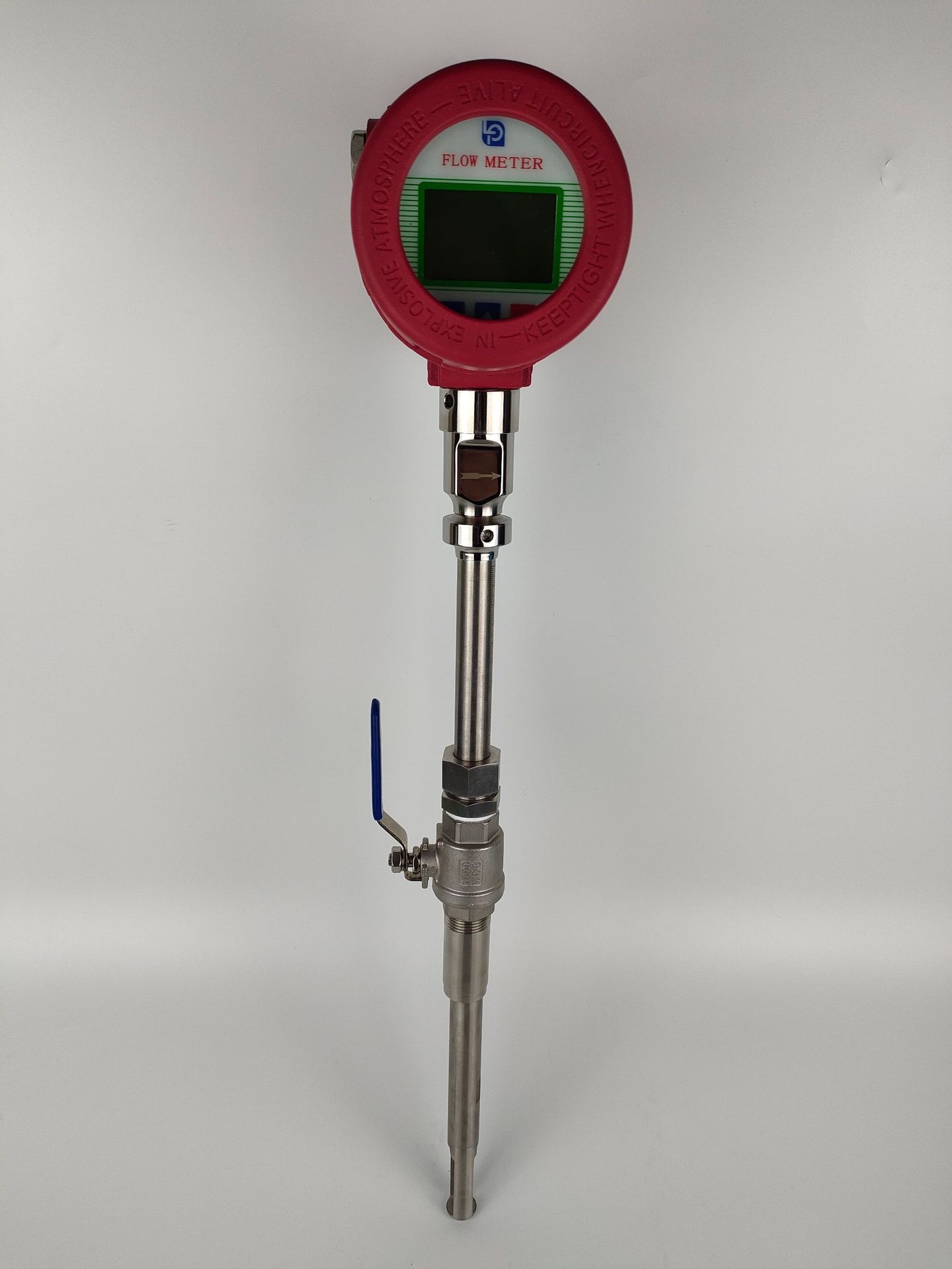 厂家压缩空气插入热式气体质量流量计瓦斯气体烟气氢气空气流量计