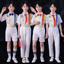 六一儿童合唱服演出服女童舞蹈大合唱团中小学生诗歌朗诵表演服装
