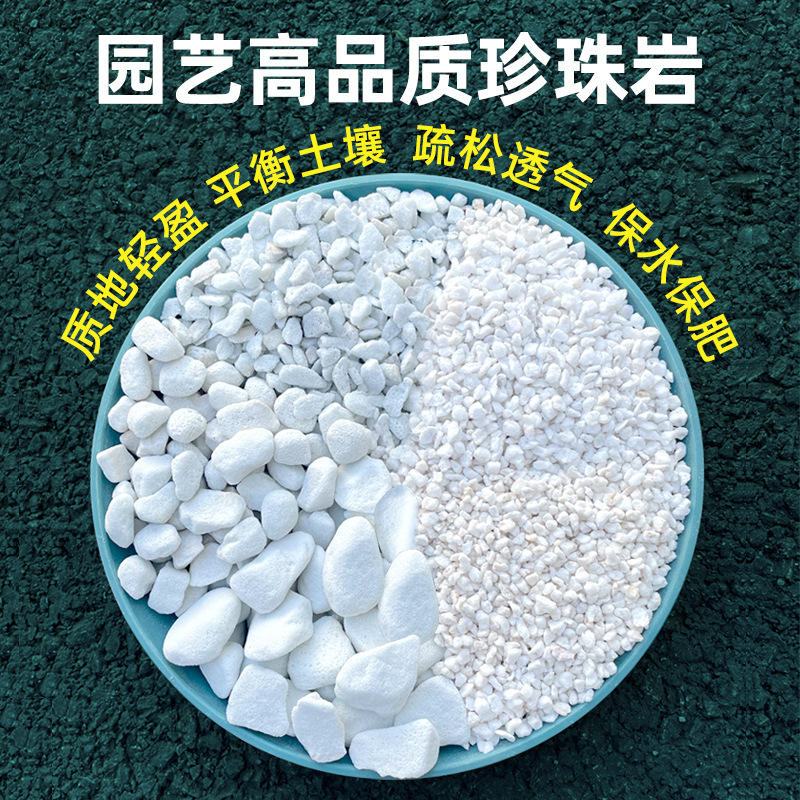 珍珠岩颗粒养花用种植育苗营养土保温园艺大颗粒硬质养花兰花专用