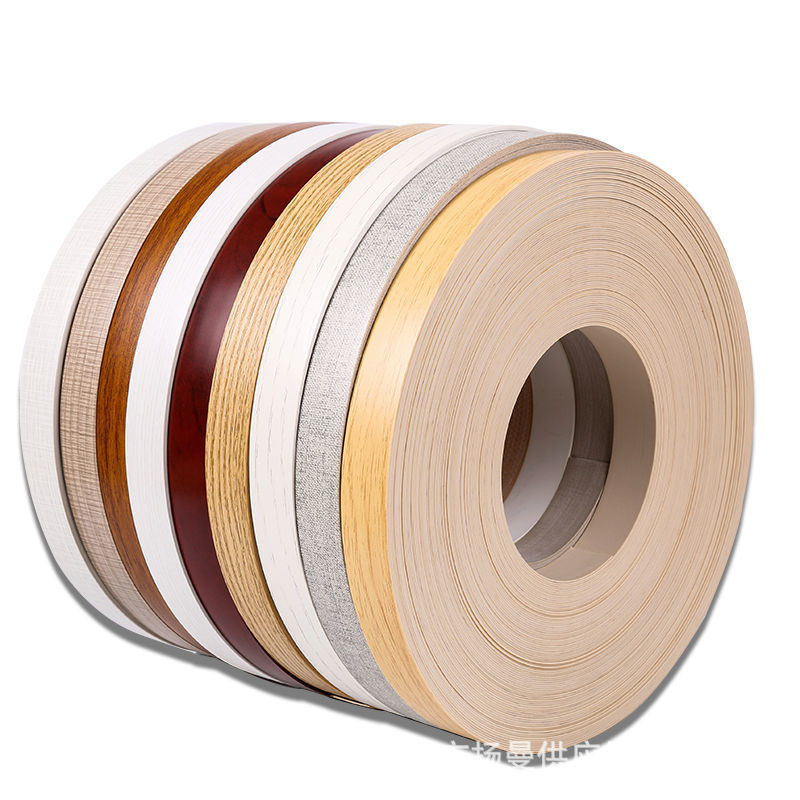 扬曼abs封边条 免漆板生态板橱柜木板门家具收边高光亮光自粘扣条