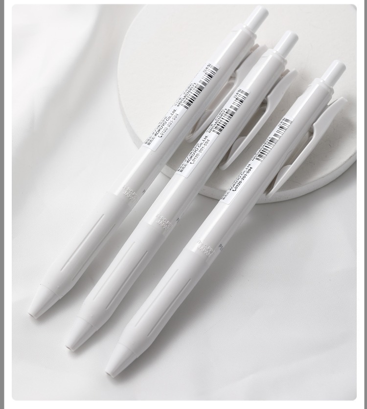 日本斑马国誉白金三方联名限定速干中性笔0.5黑色笔芯迷雾红羽毛