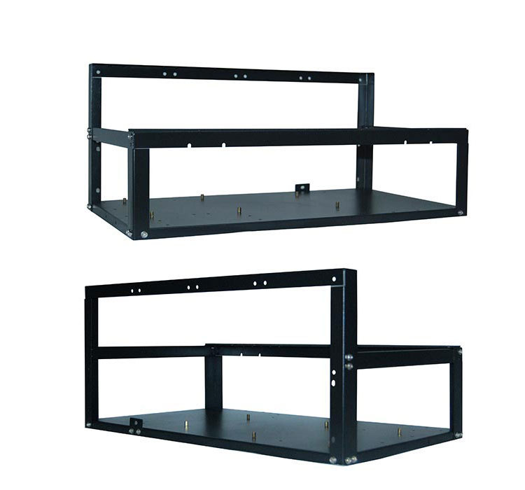 跨境电脑开放式机箱架 电脑机架 6gpu显卡支架 游戏机箱主板架