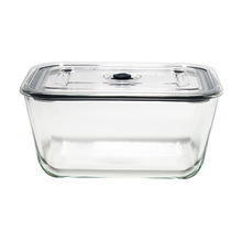 5YA1批发玻璃保鲜盒透明展示盒冰箱微波炉专用泡菜盒子收纳密封带