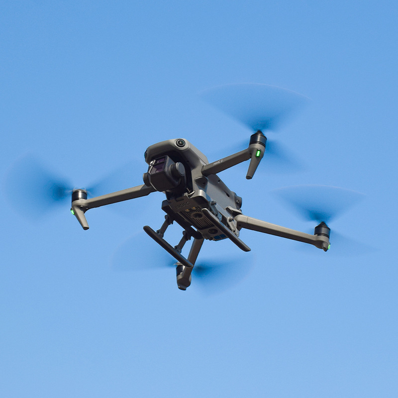 适用于大疆御3增高脚架 无人机可折叠起落架 御mavic 3升落架配件