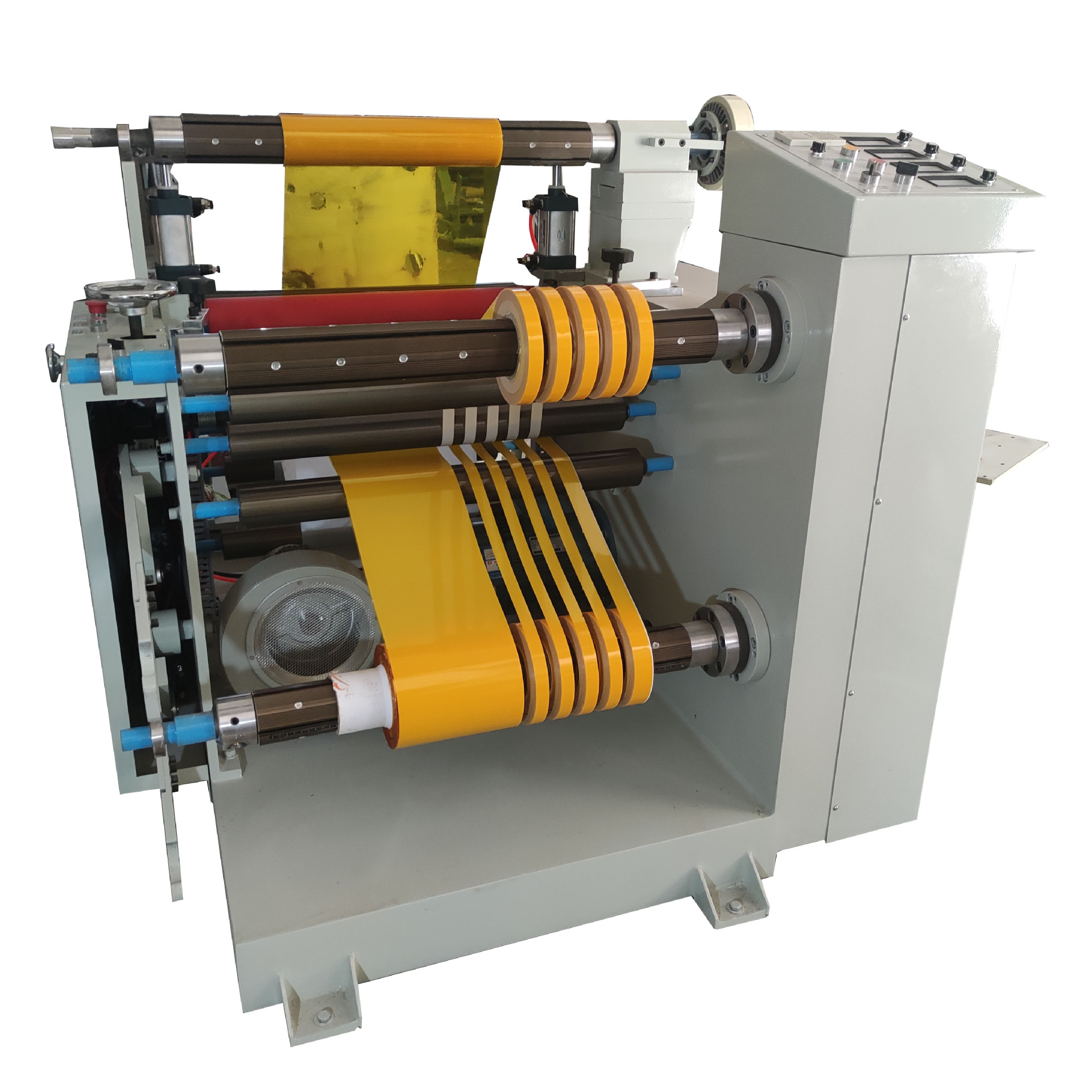 650表面卷曲分条机胶带pet膜分切机pvc多功能模切机铝箔数控皮革