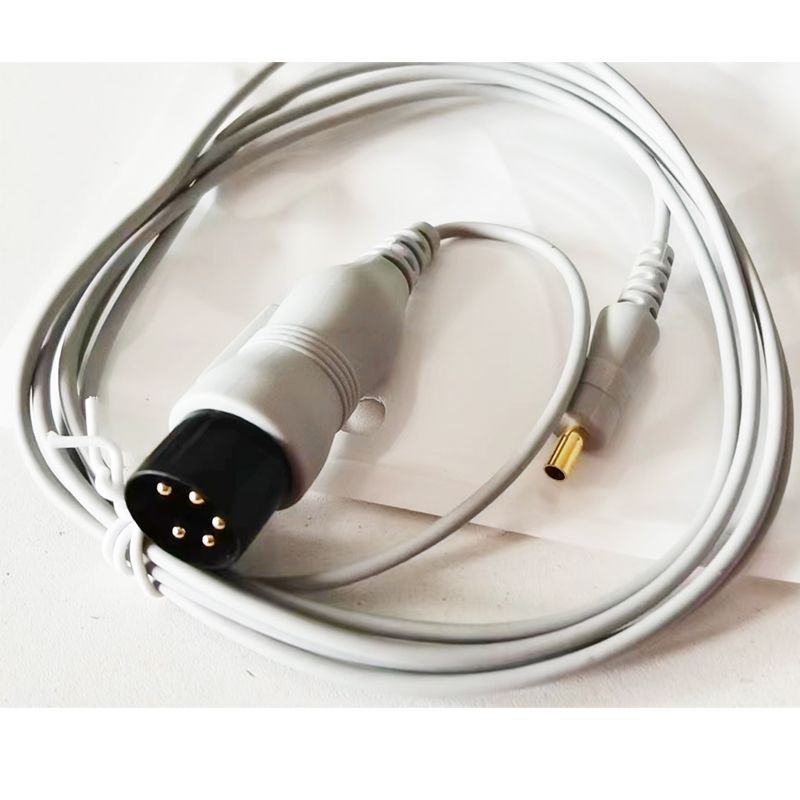 适用丹麦alpine biomed肌电诱发电位仪 肌电图针连接线5针导联线