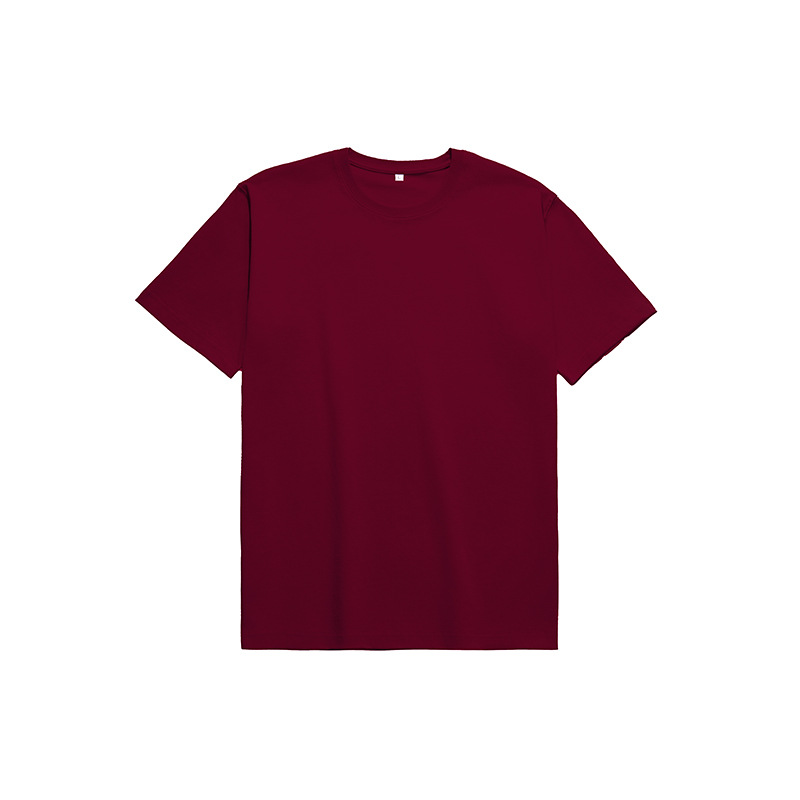 260G Heavy T-shirt Customized Men's Cotton Basic Shirt Printed Logo round Neck Non-Ironing Activity Cultural Clothing Advertising Shirt