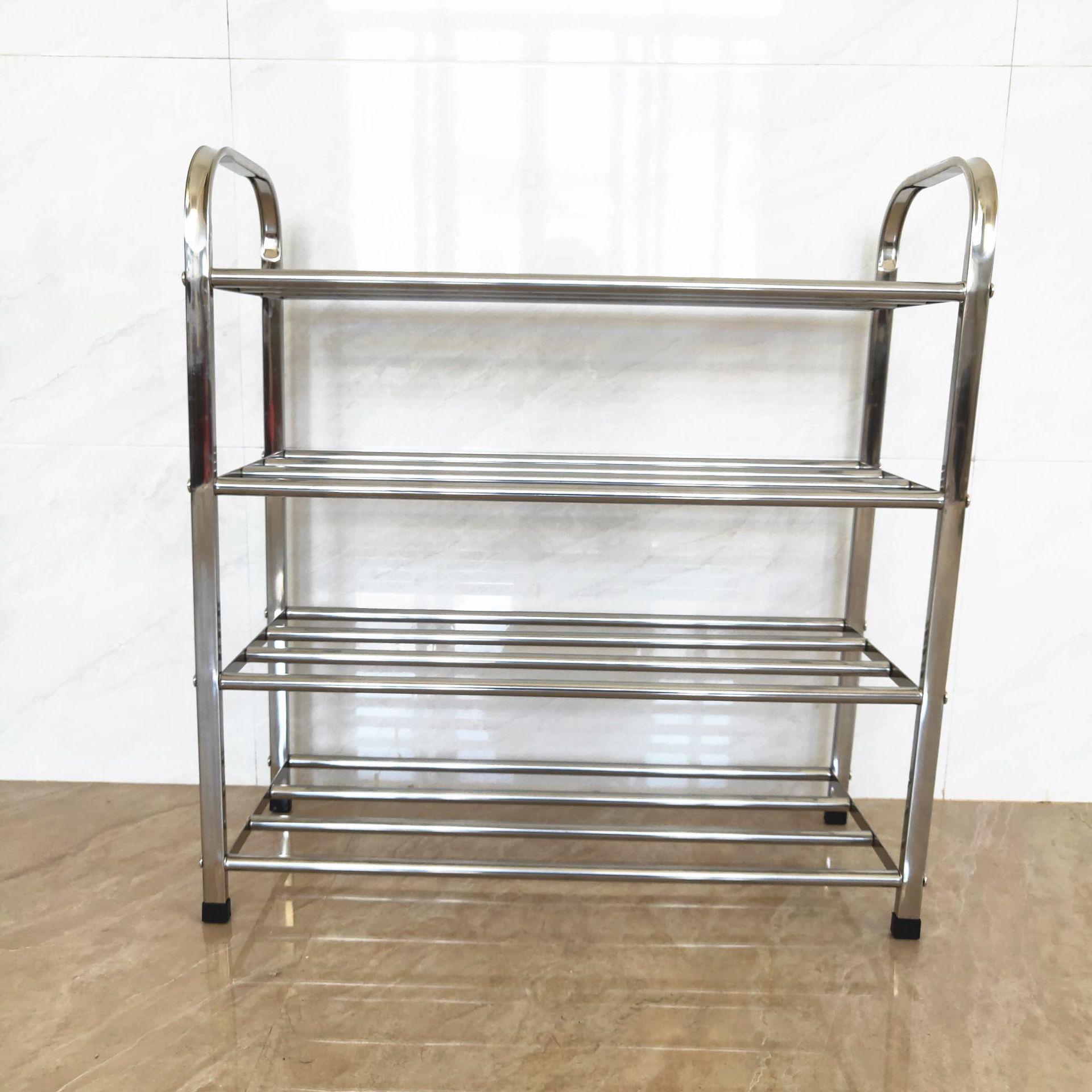 愉猫不锈钢组合四层鞋架厂家