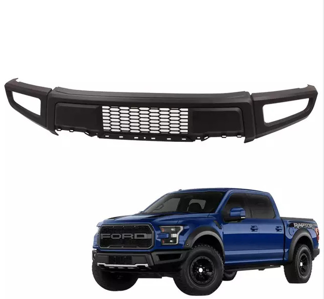 15-17年福- 特 f150汽车改装保险杠美系皮卡车改装前保险杠加护板