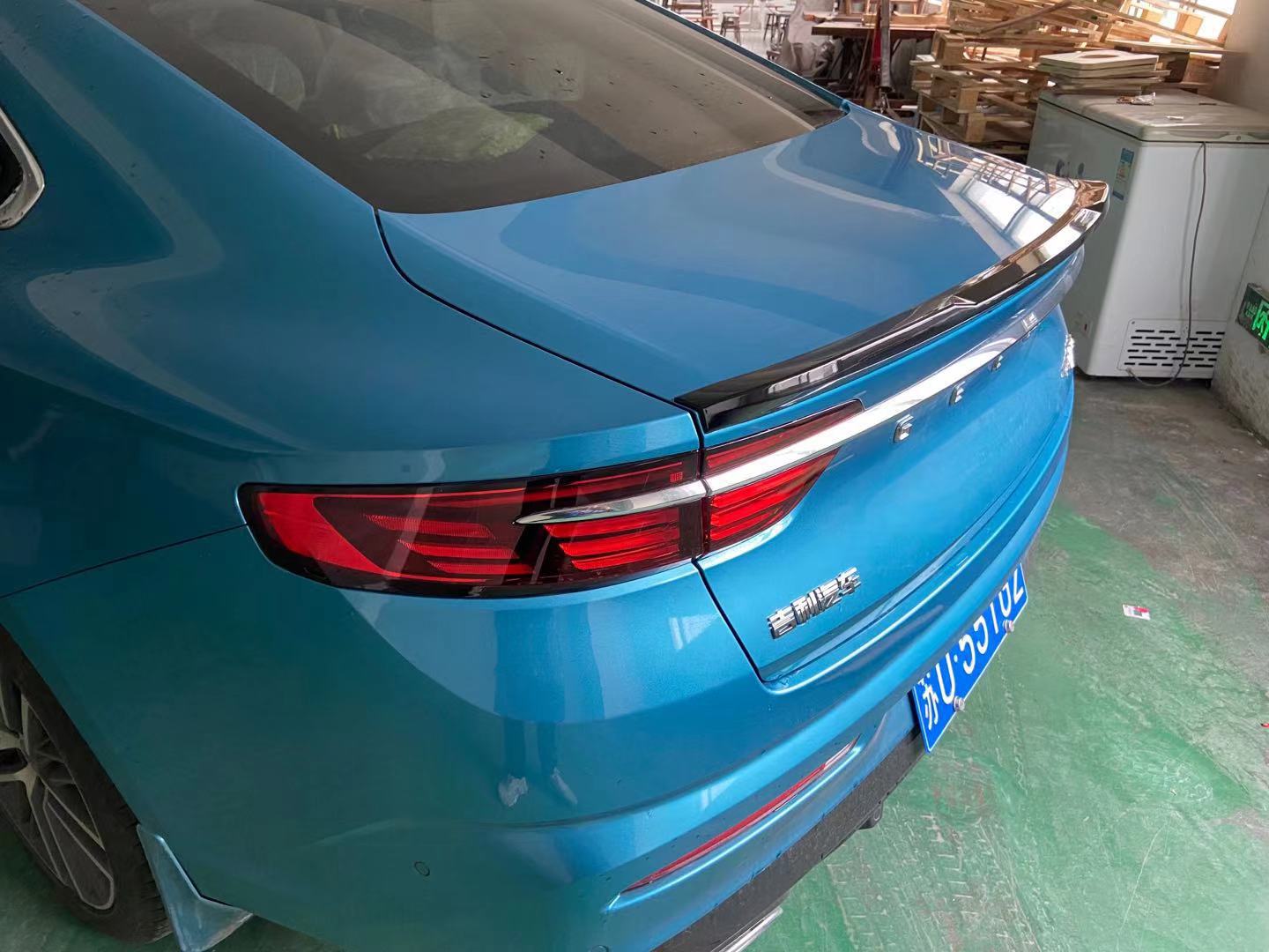 适用于吉利星瑞尾翼abs碳纤纹定风尾翼跑车飞机尾翼外饰改装