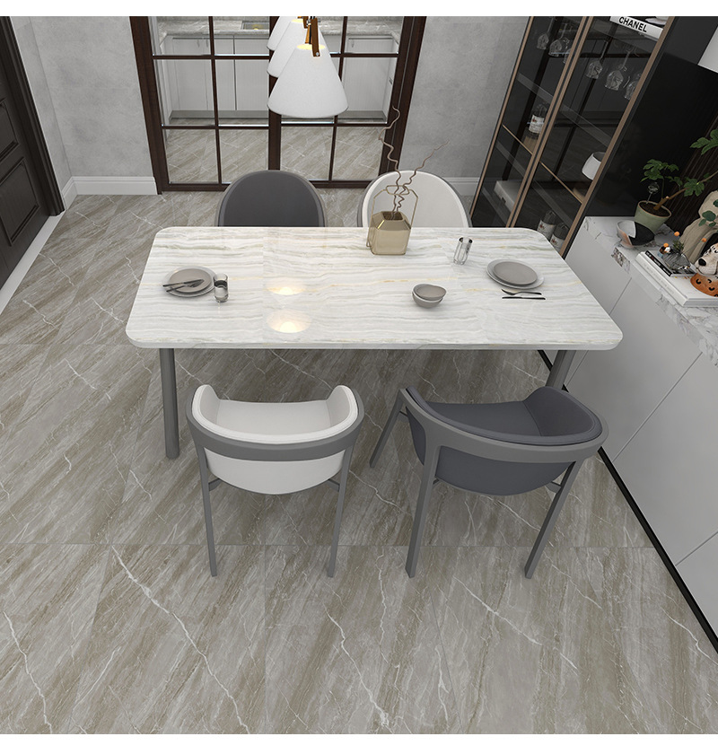 佛山批发600x1200通体大理石地板瓷砖全瓷大板客厅灰色防滑地面砖