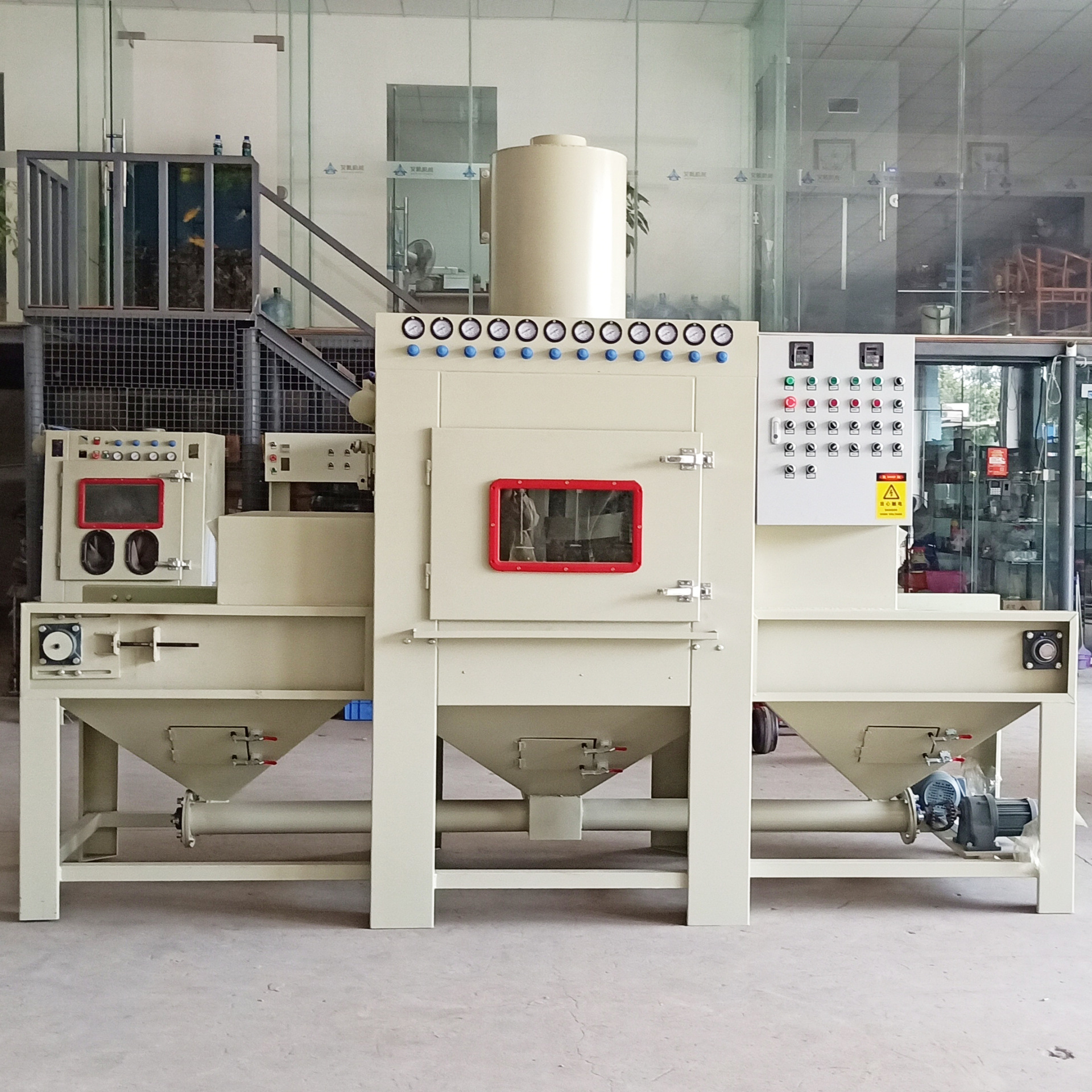 0成交0台艾航大型无尘门窗玻璃打砂机 全自动智能镜喷砂机￥48000.