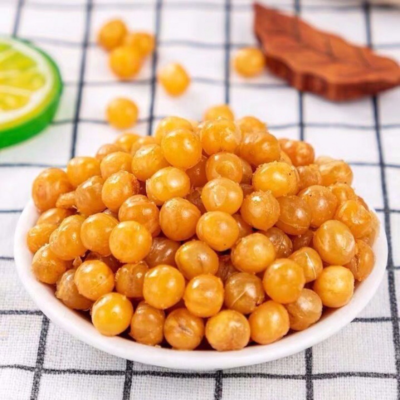 黄金豆油炸豌豆1斤5斤装牛肉味香辣味黄豆类小吃面馆豆子零食坚果
