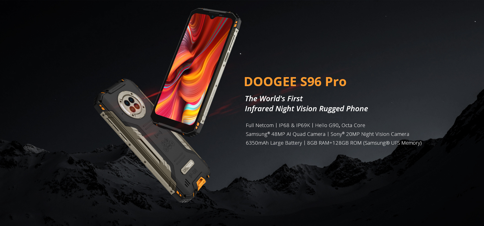 外单批发 道格doogee s96 pro 三防智能手机 香港代发