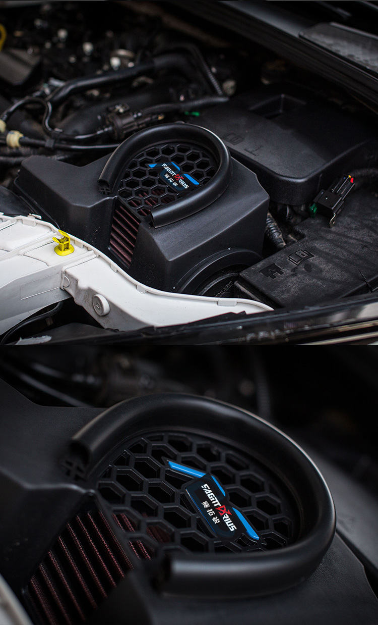 适用于15-18款新福克斯翼虎改装高流量rs进气罩进气风箱盖罩