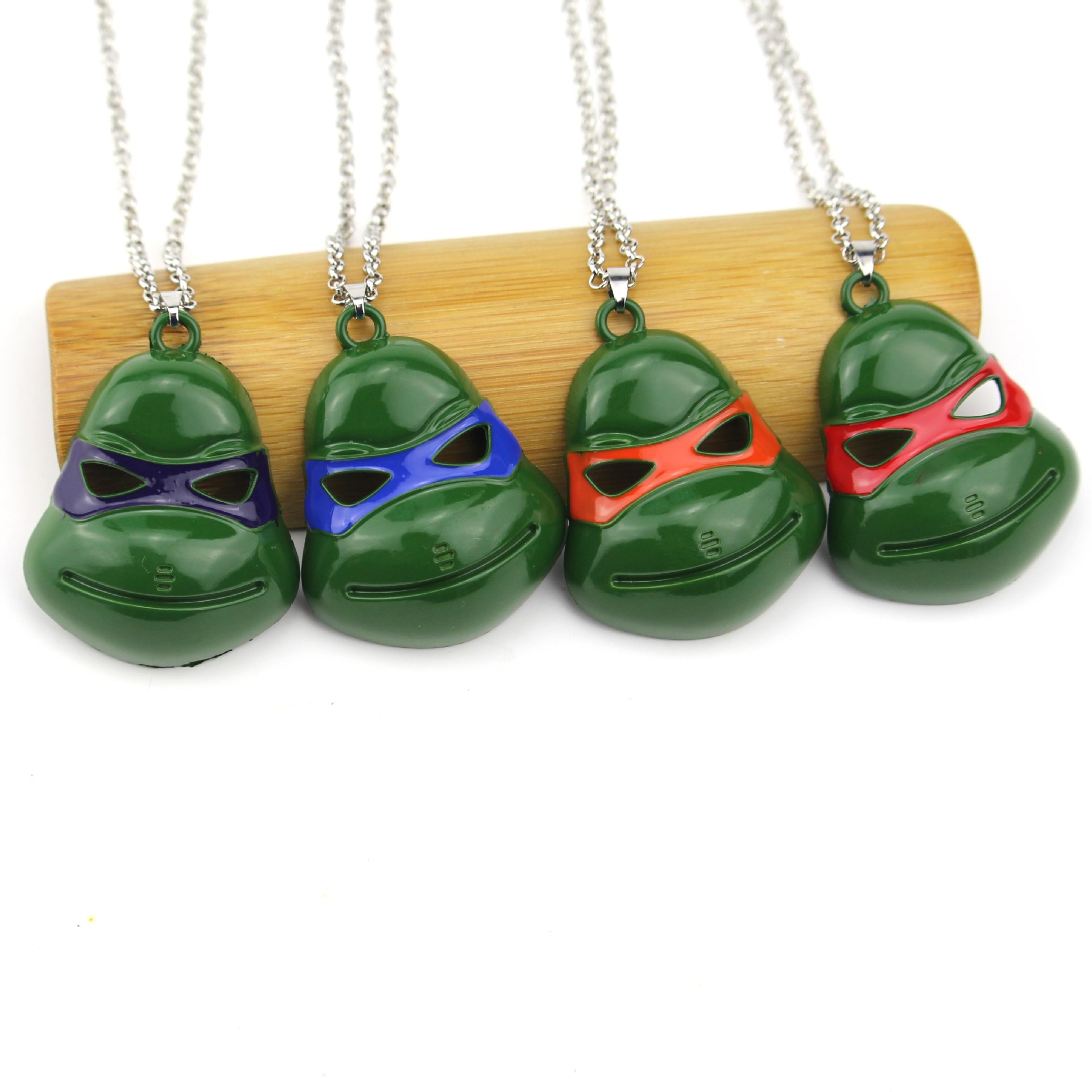 忍者神龟影视周边吊坠金属创意龟壳造型首饰项链新颖配饰毛衣链