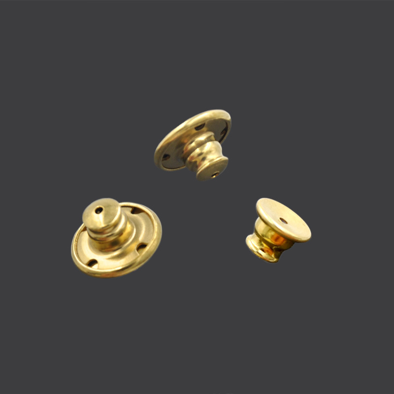 Brass Earrings Earplug Medium Bullet Ear Stud Plug DIY Ornament Accessories Earrings Back Cap Wholesale Ear Force