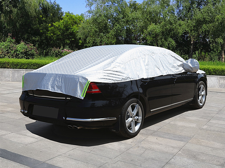 汽车半罩车衣夏季防晒遮阳罩隔热防雨防尘罩遮阳挡半身车套汽车罩