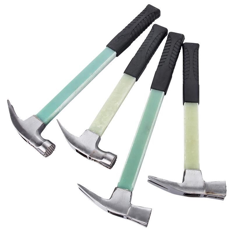 直角羊角锤木工锤铁榔头方头绝缘柄电工锤起钉锤具手锤铁锤钉锤子