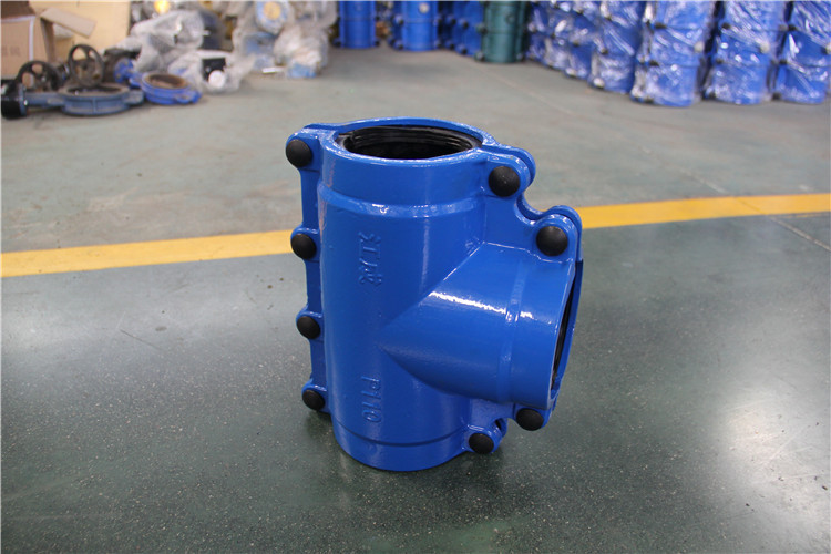 现货马鞍三通哈夫节球墨铸铁堵漏器三通变径堵漏器-阿里巴巴