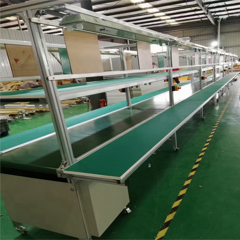 铝材工业皮带流水线电子装配生产线车间输送机设备组装拉线厂家