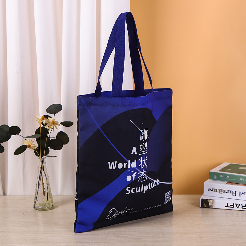 Wholesale Spot Canvas Bag Blank Portable Cotton Bag Printed Advertising Student Gift Canvas Shopping Bag Printed Logo