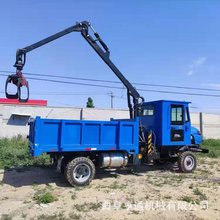 农用四不像抓木运输车四驱六轮山地拉毛竹车建筑工地拉钢筋四不像