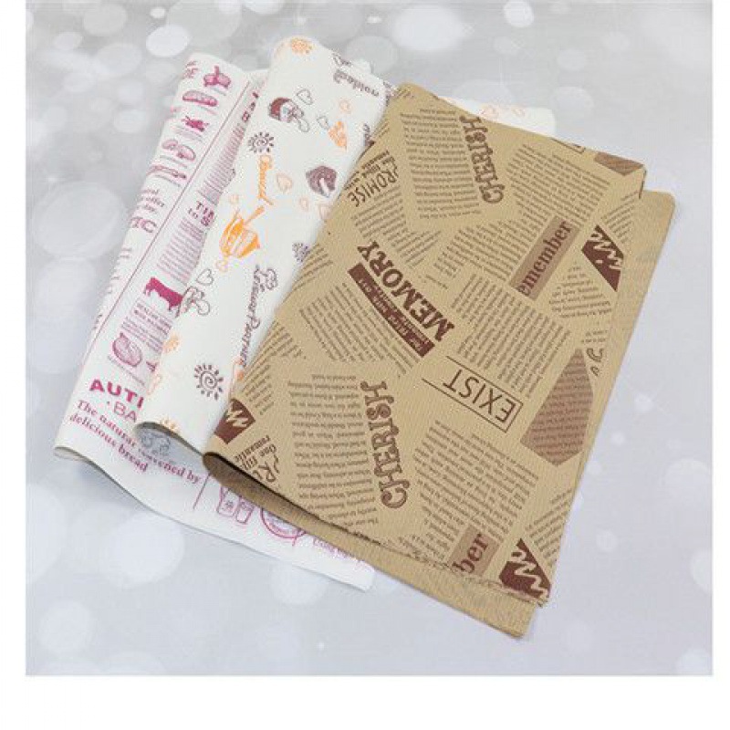 一次性餐垫网红隔油托盘纸汉堡纸面包吸油纸三包装纸烘焙餐盘垫纸