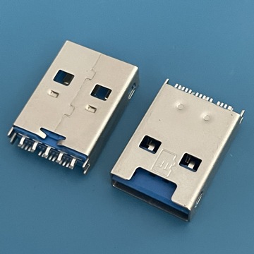 夹板式usb a公 tf卡座 二合一插头 usb 3.