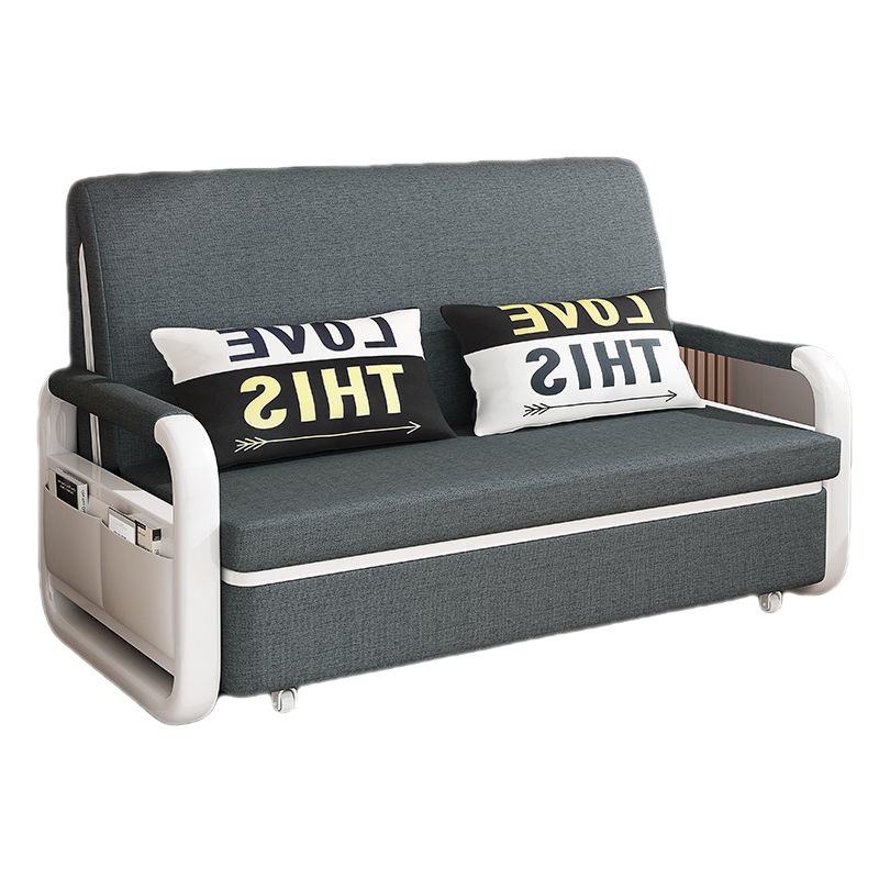 沙发床可折叠两用多功能客厅小户型单双人布艺阳台坐卧经济型