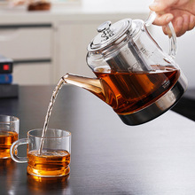 雅风泡茶壶玻璃茶壶养生壶大号泡茶壶家用花茶壶煮茶壶茶器玻璃壶