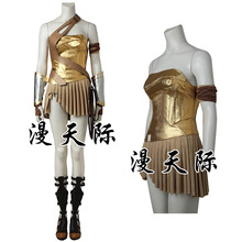 娜多 神奇女侠 同款cos服戴安娜cosplay全套黄金战衣  3712-1