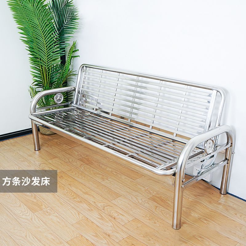 厂家现货折叠沙发床办公室客厅推拉午休床室外不锈钢沙发床包邮