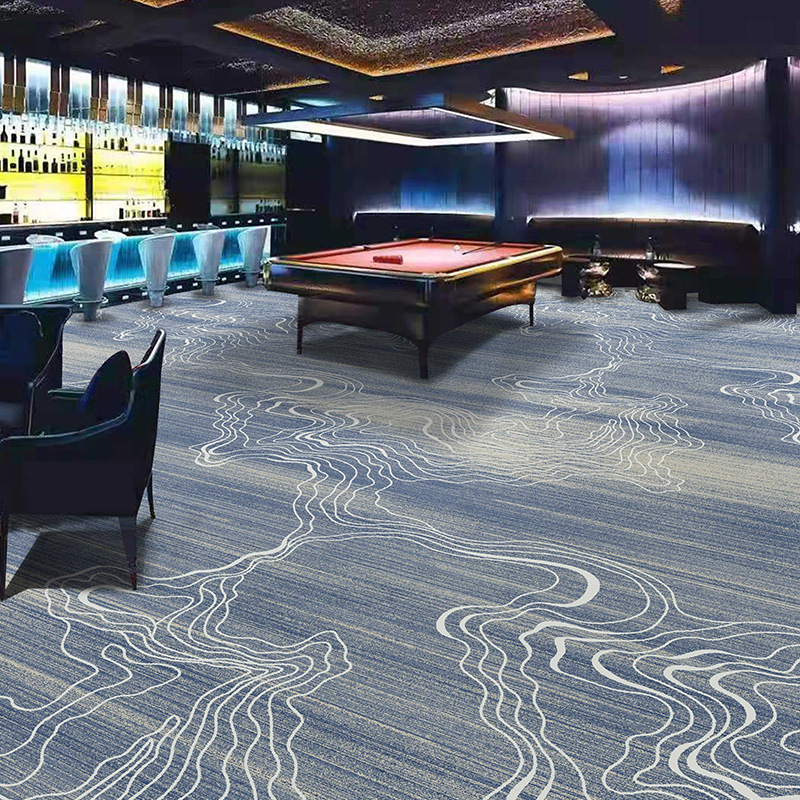 台球厅专用地毯桌球室印花大面积满铺宾馆客房走廊整铺防火阻燃