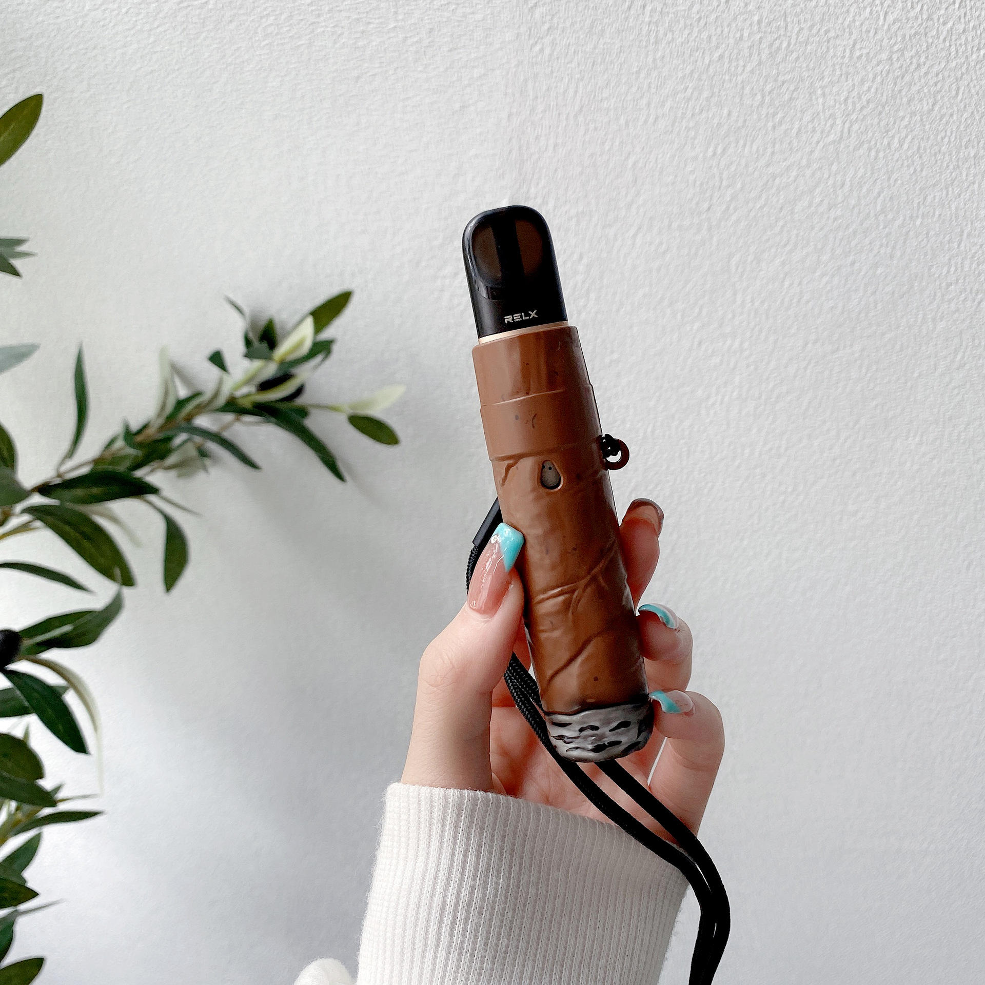 卡通relx悦刻四代保护套雪茄仿真潮牌恶搞relax悦刻1代4代5代适用