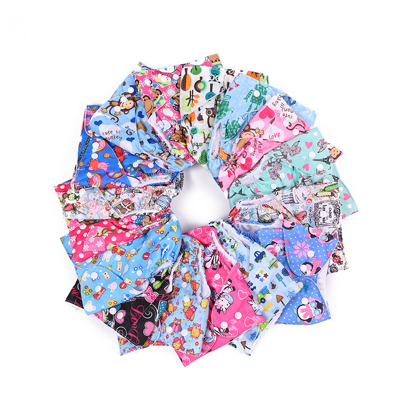 Foreign Trade Supply Spot Goods Can Be Washed Cloth Diaper Pants Leakproof and Breathable Baby Diaper Pants Training Pant Children