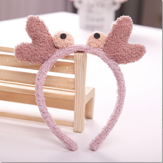 韩国可爱猫耳朵发箍女洗脸毛绒绒发卡简约超萌少女心发饰发带头箍