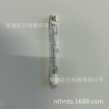 长期生产供应寿命稳定R7S 78MM  110-130V100W 带支架圈卤素灯泡