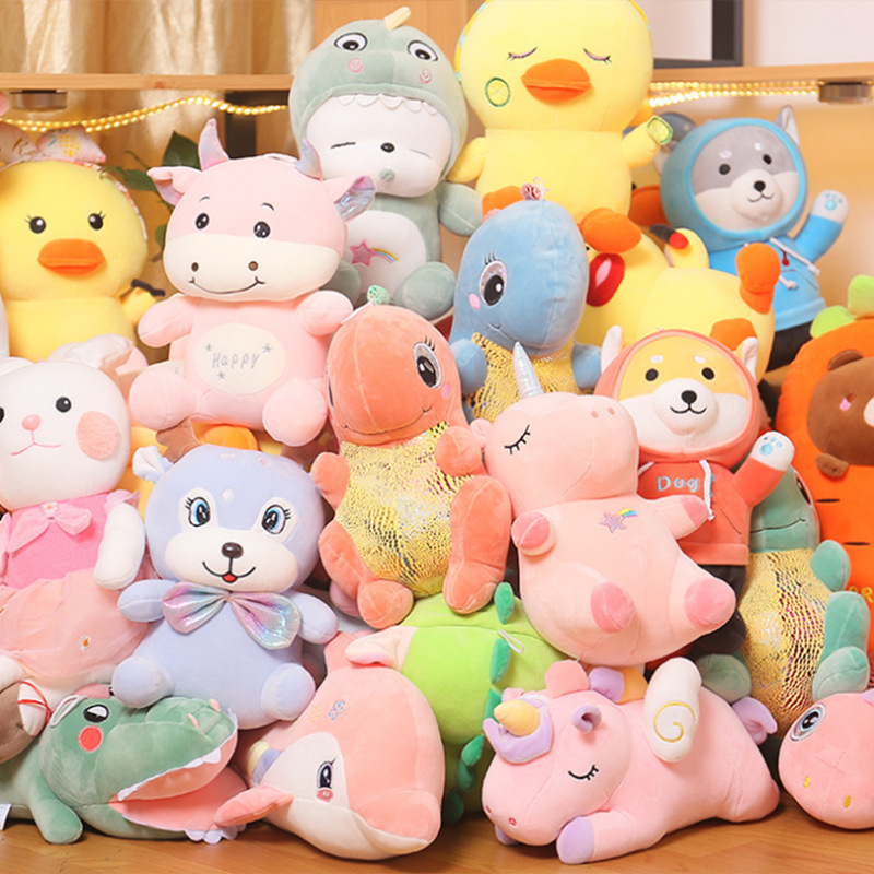 30厘米毛绒玩具摆地摊大公仔促销玩偶抓机娃娃婚庆抛洒布娃娃