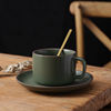 coffee glass Japanese Retro Beidie Refinement ins Spoon European style teacup wholesale suit wholesale