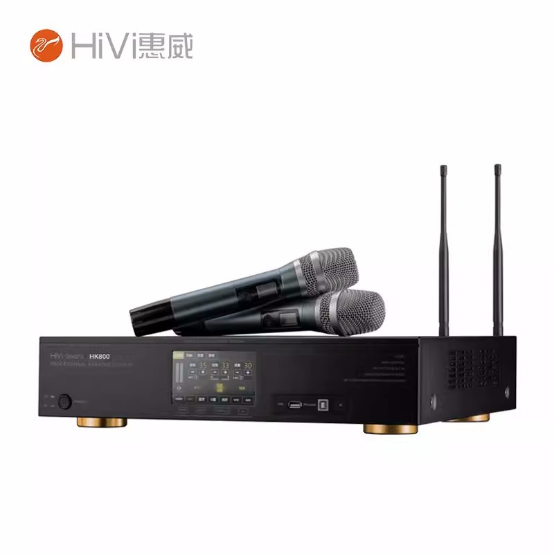 hivi/惠威 hk800/hk1200智能三合一触屏功放舞台家庭卡拉ok功放机