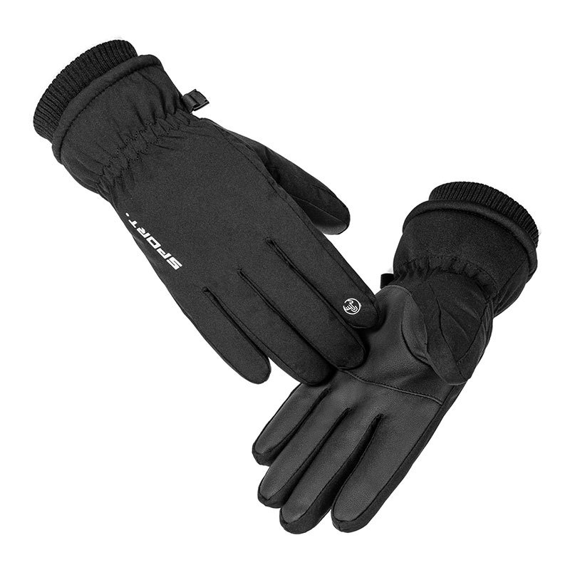 Ski Gloves Men's and Women's Q9067 Waterproof Cold Protection Fleece Sports Thick Winter Warm Touch Screen Gloves Foreign Trade